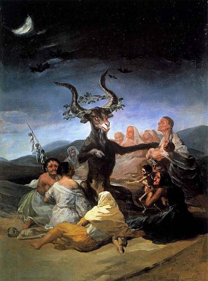 Francisco de goya y Lucientes Witches- Sabbath